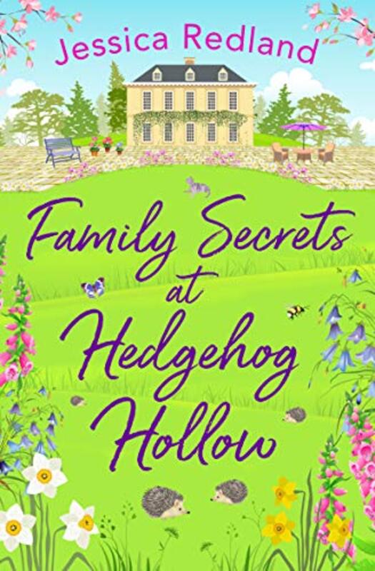 Book cover for "Family Secrets at Hedgehog Hollow" by Jessica Redland