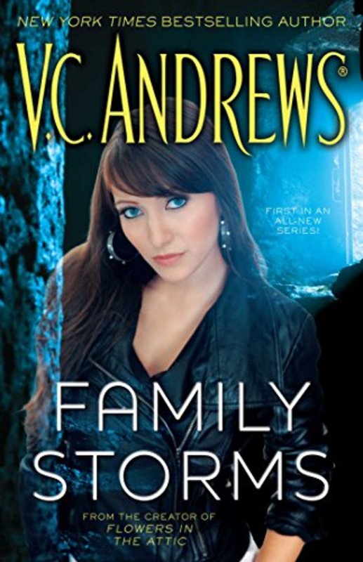 Book cover for "Family Storms" by V. C. Andrews
