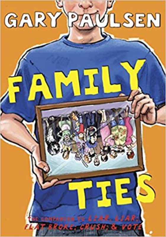 Book cover for "Family Ties" by Gary Paulsen