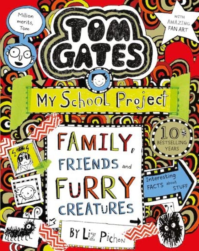 Book cover for "Family, Friends and Furry Creatures" by Liz Pichon