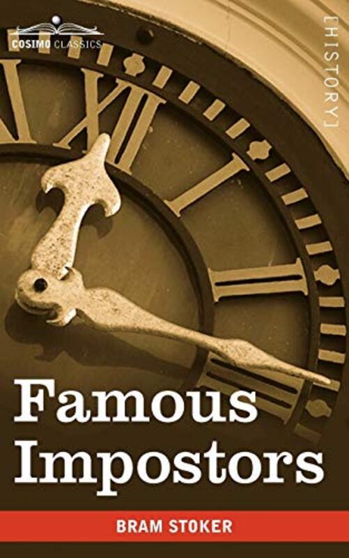 Book cover for "Famous Impostors" by Bram Stoker