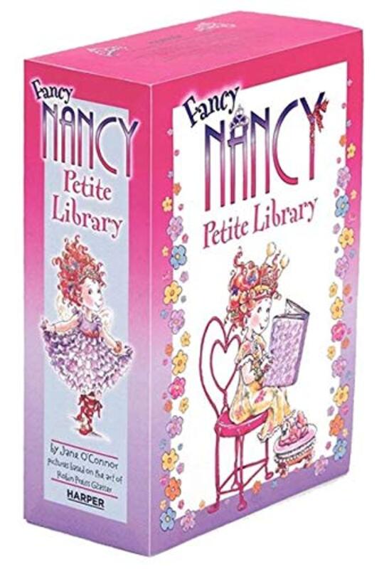 Book cover for "Fancy Nancy Petite Library" by Jane O’Connor