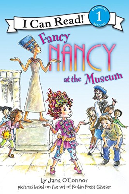 Book cover for "Fancy Nancy at the Museum" by Jane O’Connor