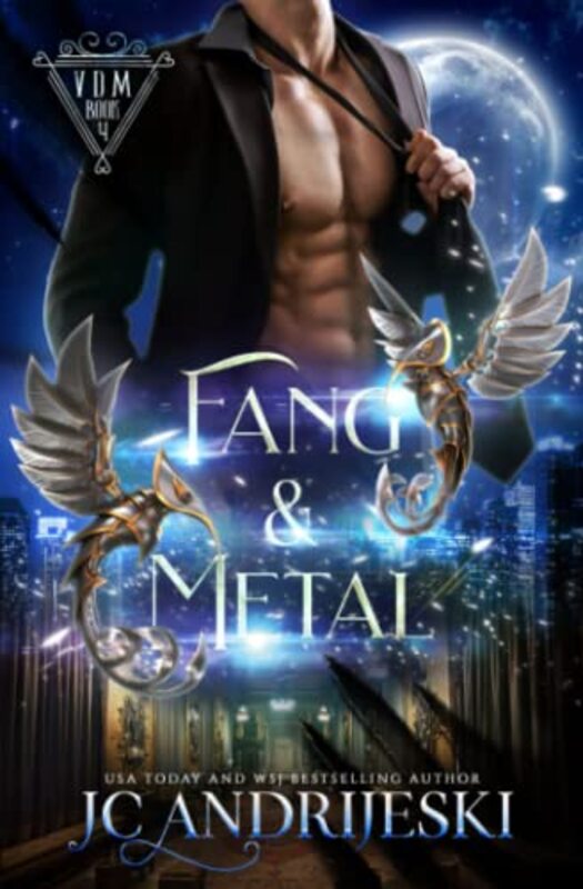 Book cover for "Fang and Metal" by JC Andrijeski