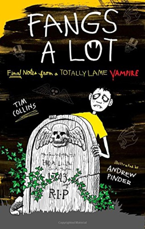 Book cover for "Fangs a Lot" by Tim Collins