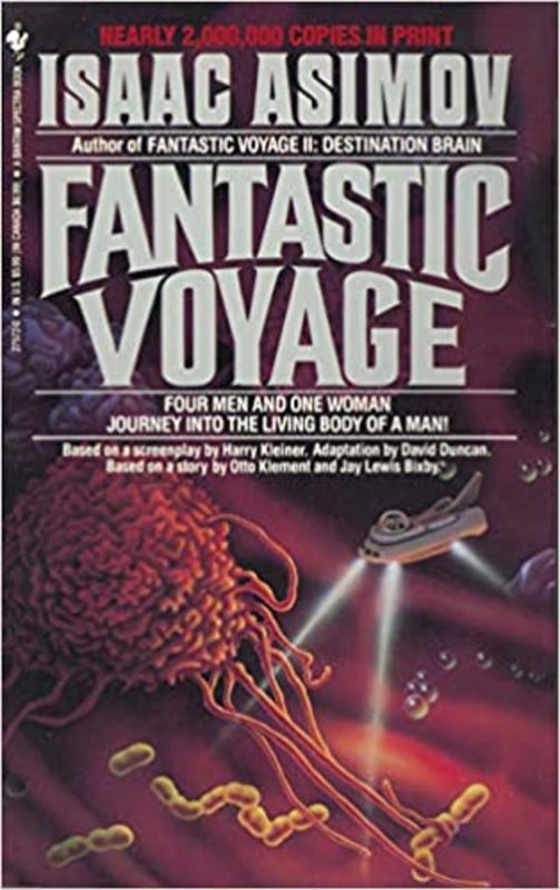 Book cover for "Fantastic Voyage" by Isaac Asimov