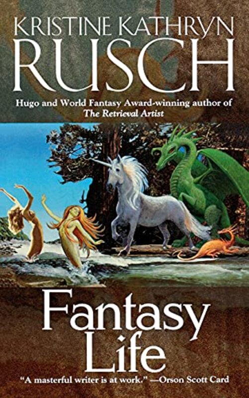Book cover for "Fantasy Life" by Kristine Kathryn Rusch