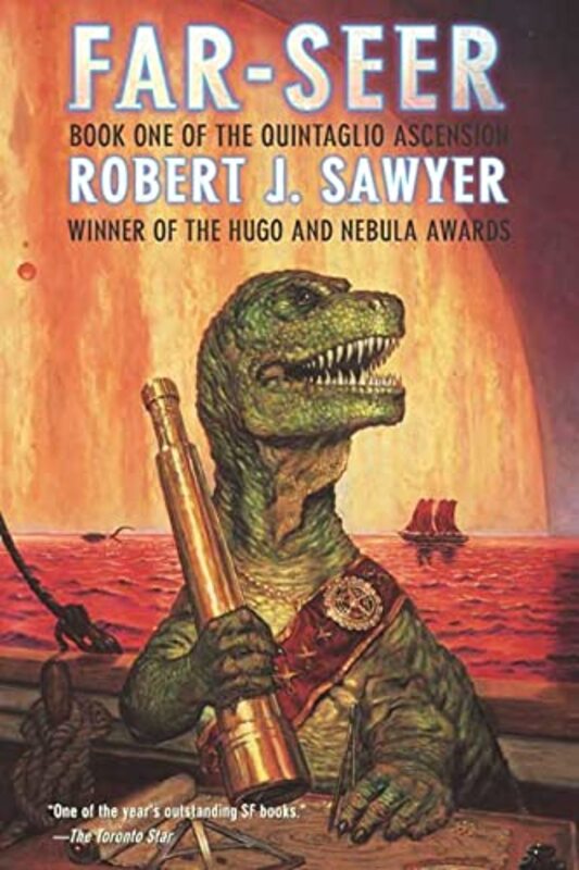 Book cover for "Far-Seer" by Robert J Sawyer