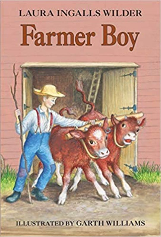 Book cover for "Farmer Boy" by Laura Ingalls Wilder