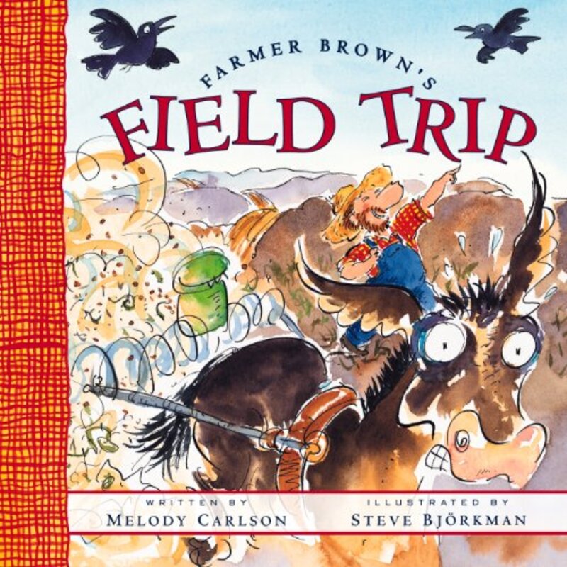 Book cover for "Farmer Brown's Field Trip" by Melody Carlson