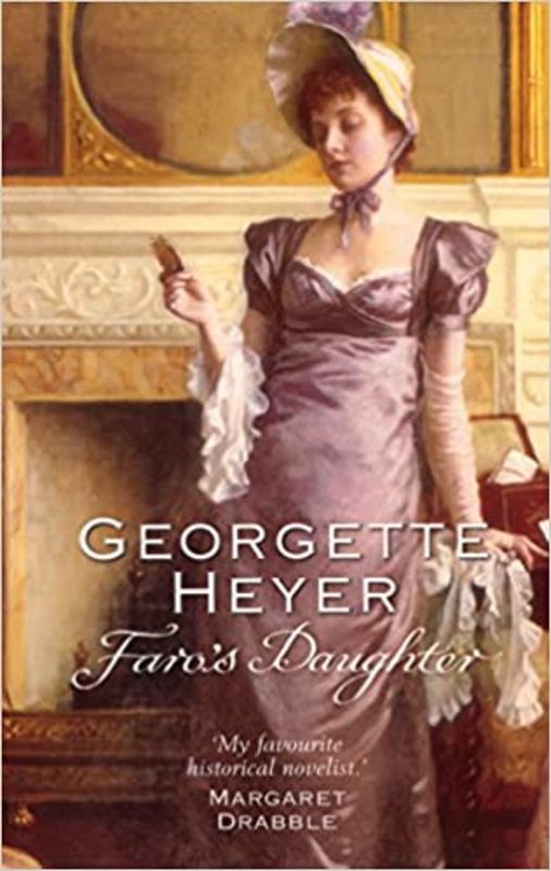Book cover for "Faro's Daughter" by Georgette Heyer
