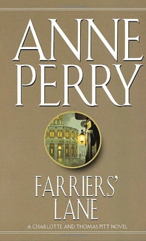 Book cover for "Farriers' Lane" by Anne Perry