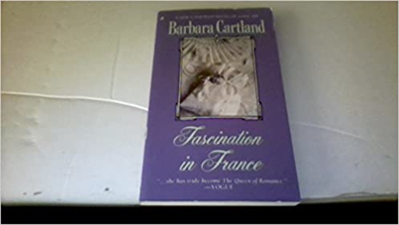 Book cover for "Fascination In France" by Barbara Cartland