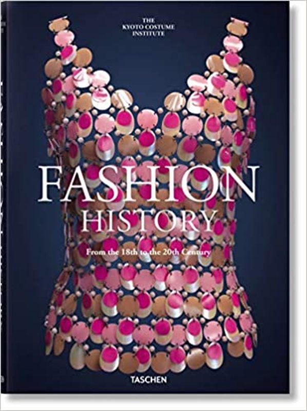 Book cover for "Fashion History" by TASCHEN