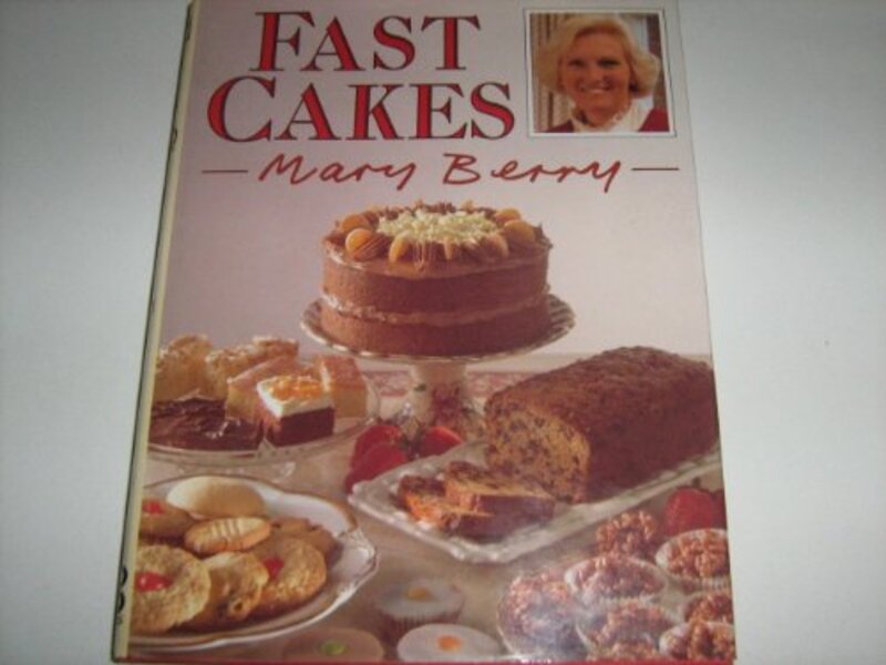 Book cover for "Fast Cakes" by Mary Berry