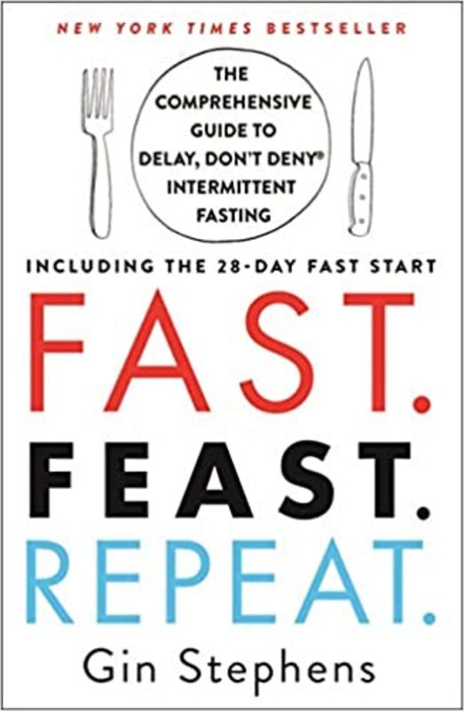 Book cover for "Fast. Feast. Repeat." by Gin Stephens