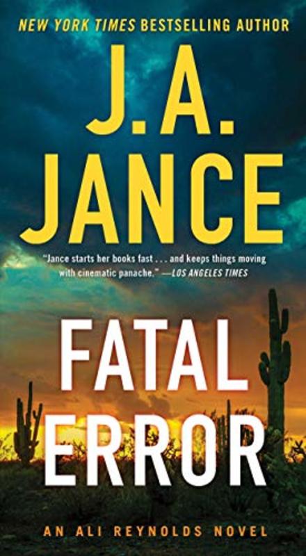 Book cover for "Fatal Error" by J. A. Jance