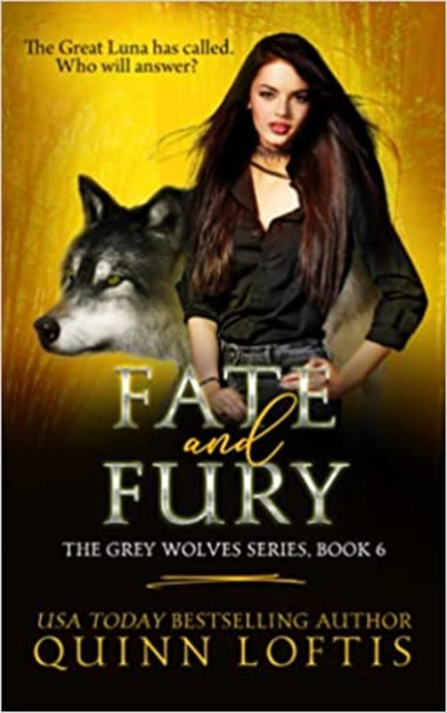 Book cover for "Fate and Fury" by Quinn Loftis