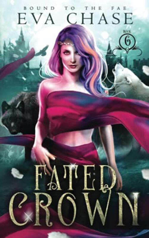 Book cover for "Fated Crown" by Eva Chase