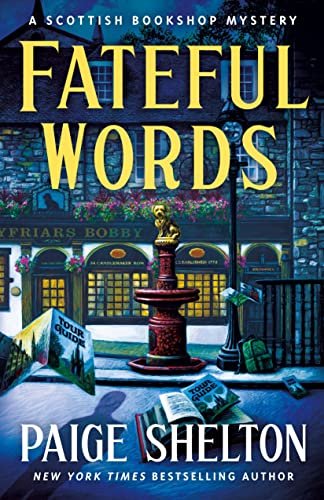 Book cover for "Fateful Words" by Paige Shelton
