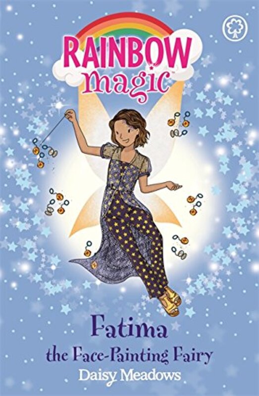 Book cover for "Fatima the Face-Painting Fairy" by Daisy Meadows