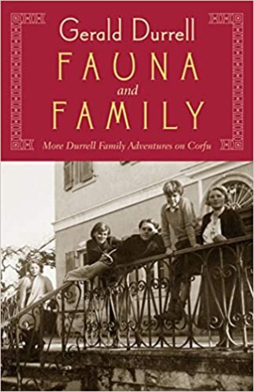 Book cover for "Fauna & Family" by Gerald Durrell