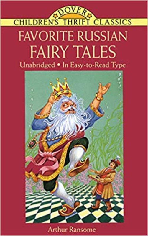 Book cover for "Favorite Russian Fairy Tales" by Arthur Ransome