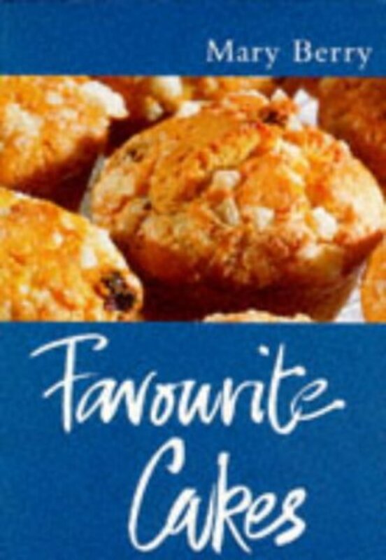 Book cover for "Favourite Cakes" by Mary Berry