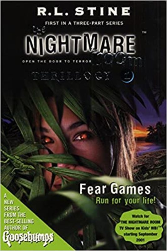 Book cover for "Fear Games" by R.L. Stine