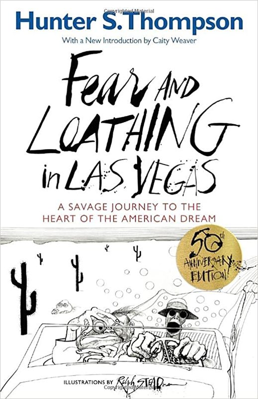 Book cover for "Fear and Loathing in Las Vegas" by Hunter S. Thompson
