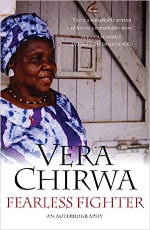 Book cover for "Fearless Fighter" by Vera Chirwa