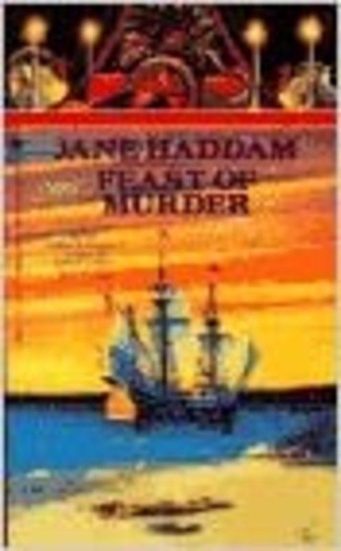 Book cover for "Feast of Murder" by Jane Haddam