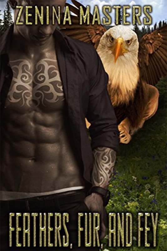 Book cover for "Feathers, Fur and Fey" by Viola Grace