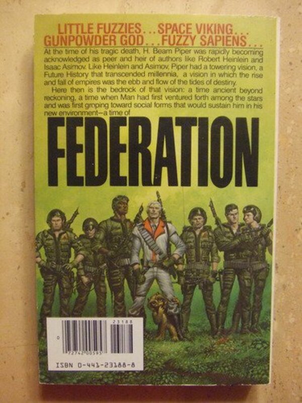 Book cover for "Federation" by Henry H Beam Piper