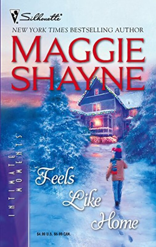 Book cover for "Feels Like Home / A Mommy for Christmas" by Maggie Shayne