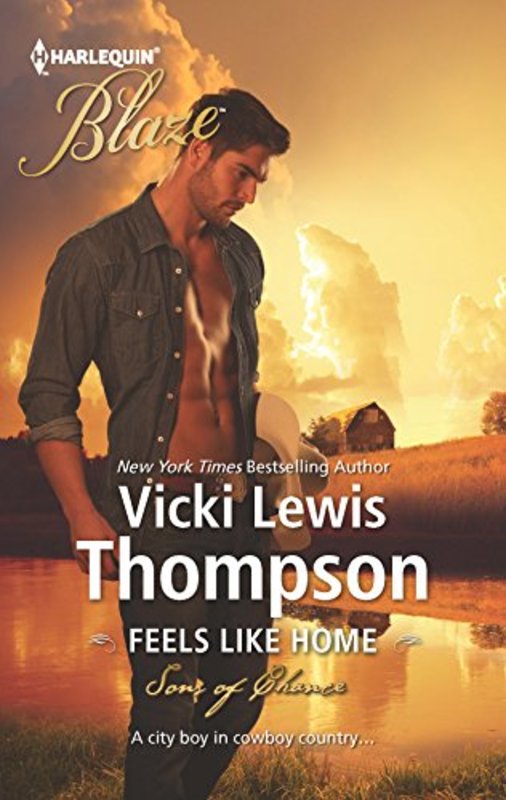 Book cover for "Feels Like Home" by Vicki Lewis Thompson