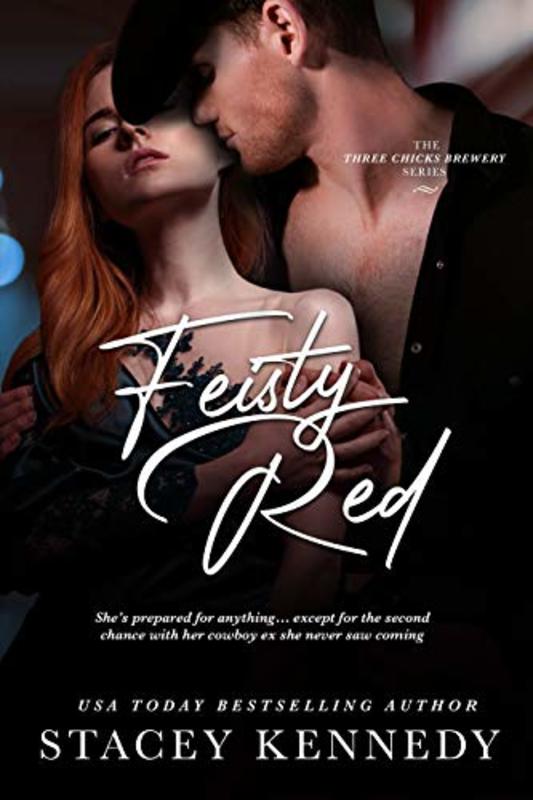 Book cover for "Feisty Red" by Stacey Kennedy
