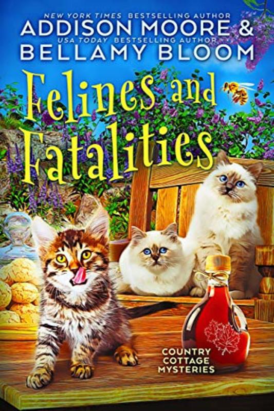 Book cover for "Felines and Fatalities" by Addison Moore