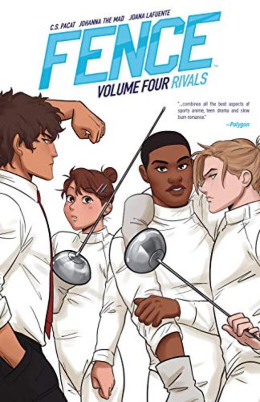 Book cover for "Fence, Vol. 4: Rivals" by CS Pacat