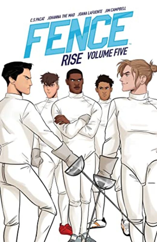 Book cover for "Fence, Vol. 5: Rise" by CS Pacat