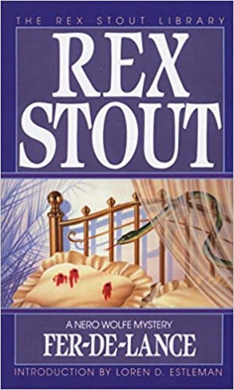 Book cover for "Fer-de-Lance" by Rex Stout