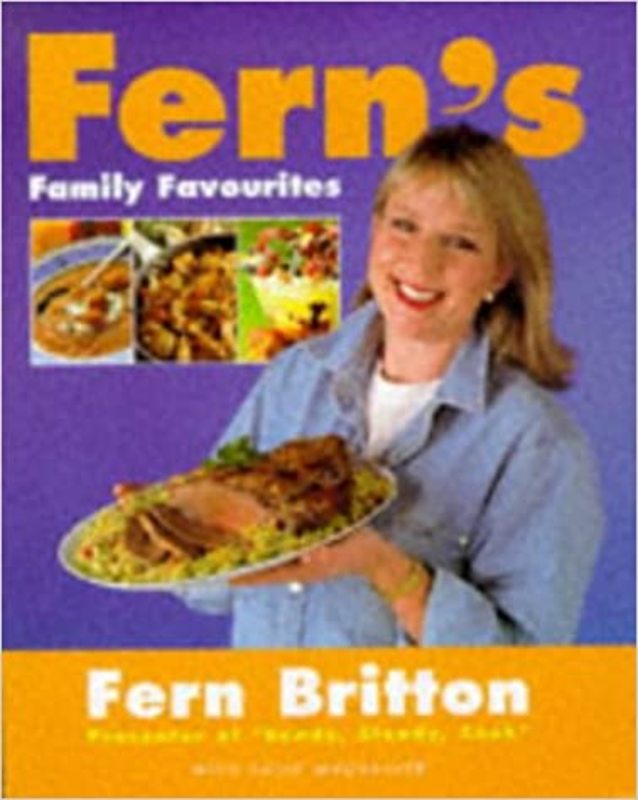 Book cover for "Fern's Family Favourites" by Fern Britton