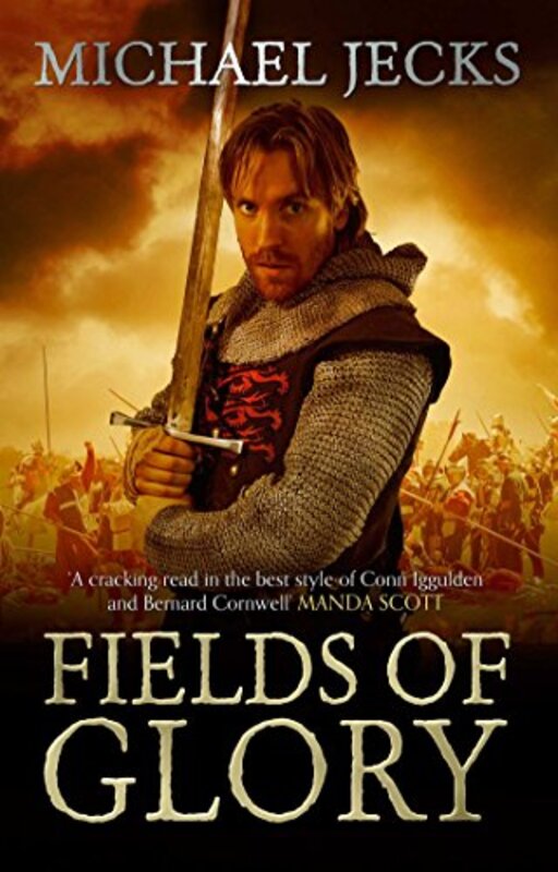 Book cover for "Fields of Glory" by Michael Jecks