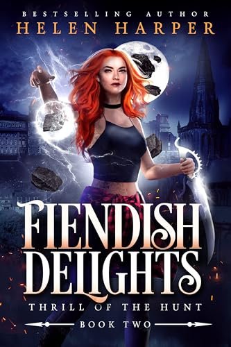 Book cover for "Fiendish Delights" by Helen Harper