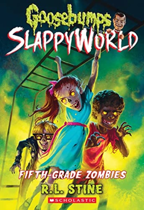 Book cover for "Fifth-Grade Zombies" by R.L. Stine