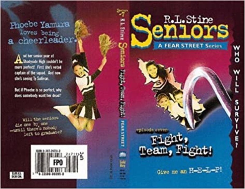 Book cover for "Fight Team, Fight" by R.L. Stine