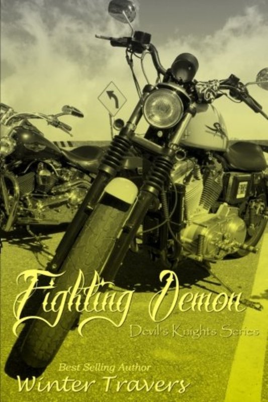 Book cover for "Fighting Demon" by Winter Travers