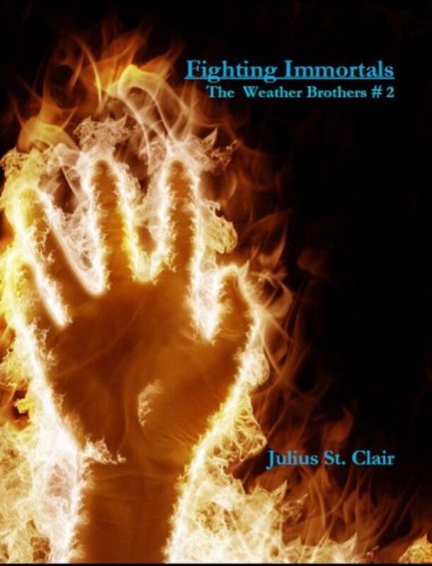 Book cover for "Fighting Immortals" by Julius St Clair