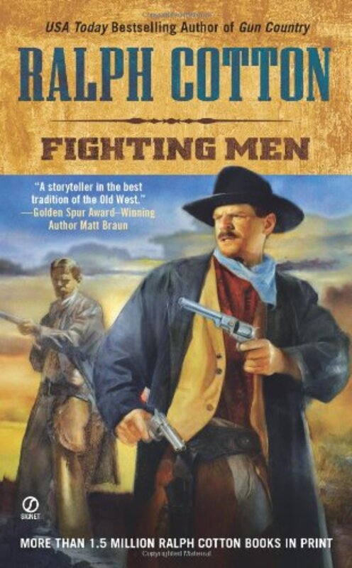 Book cover for "Fighting Men" by Ralph Cotton