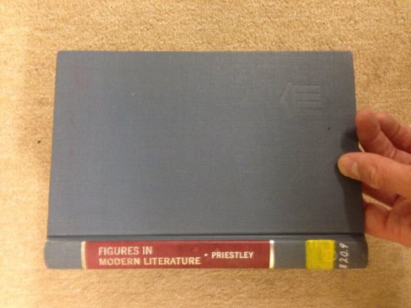 Book cover for "Figures In Modern Literature" by JB Priestley